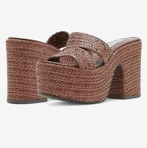 Steve Madden Gianni Woven Platform Sandals
